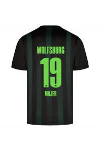 Wolfsburg Lovro Majer #19 Fotballdrakt Borte Klær 2024-25 Korte ermer